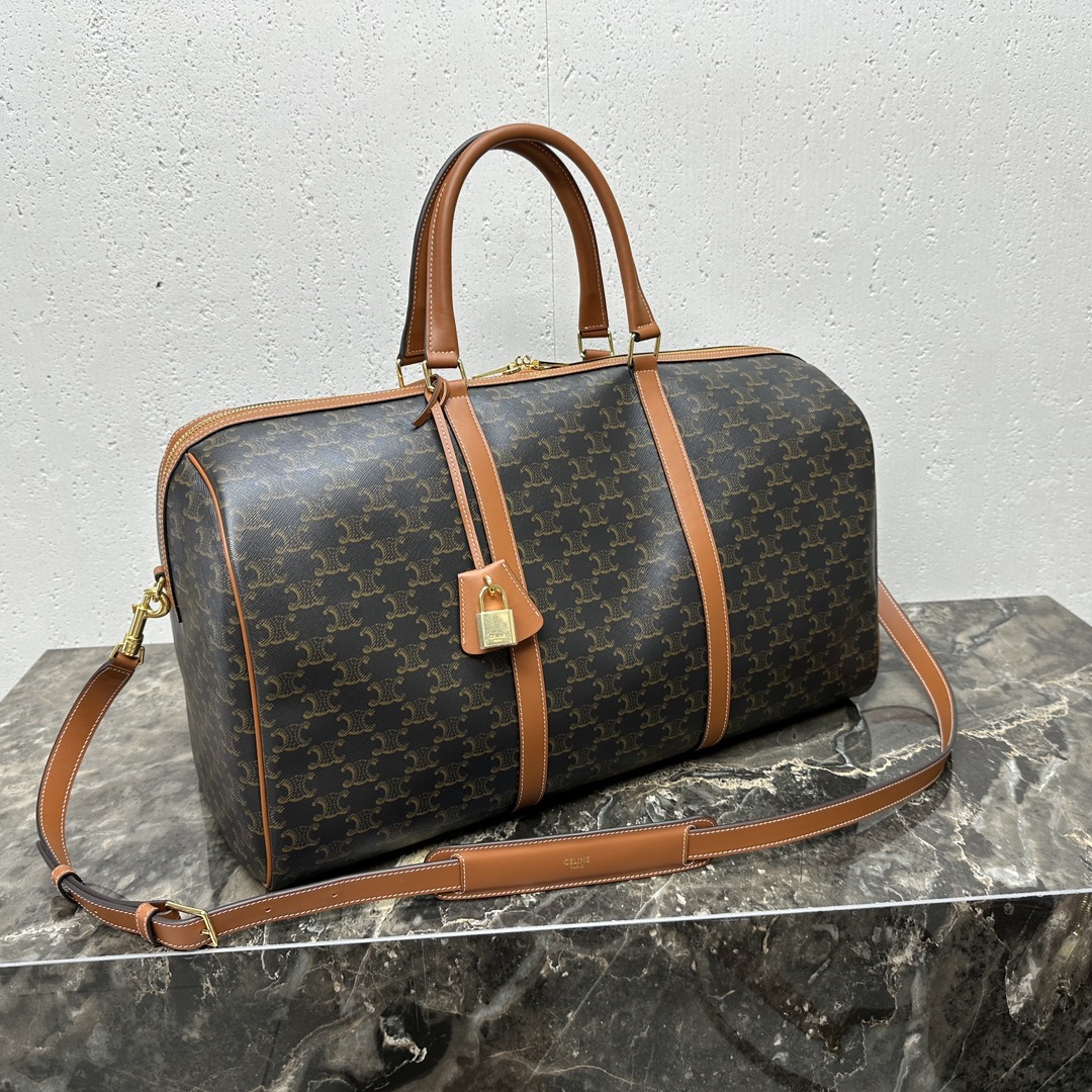 [TOP] CELINE Travel Bag 2 Sizes - Brown