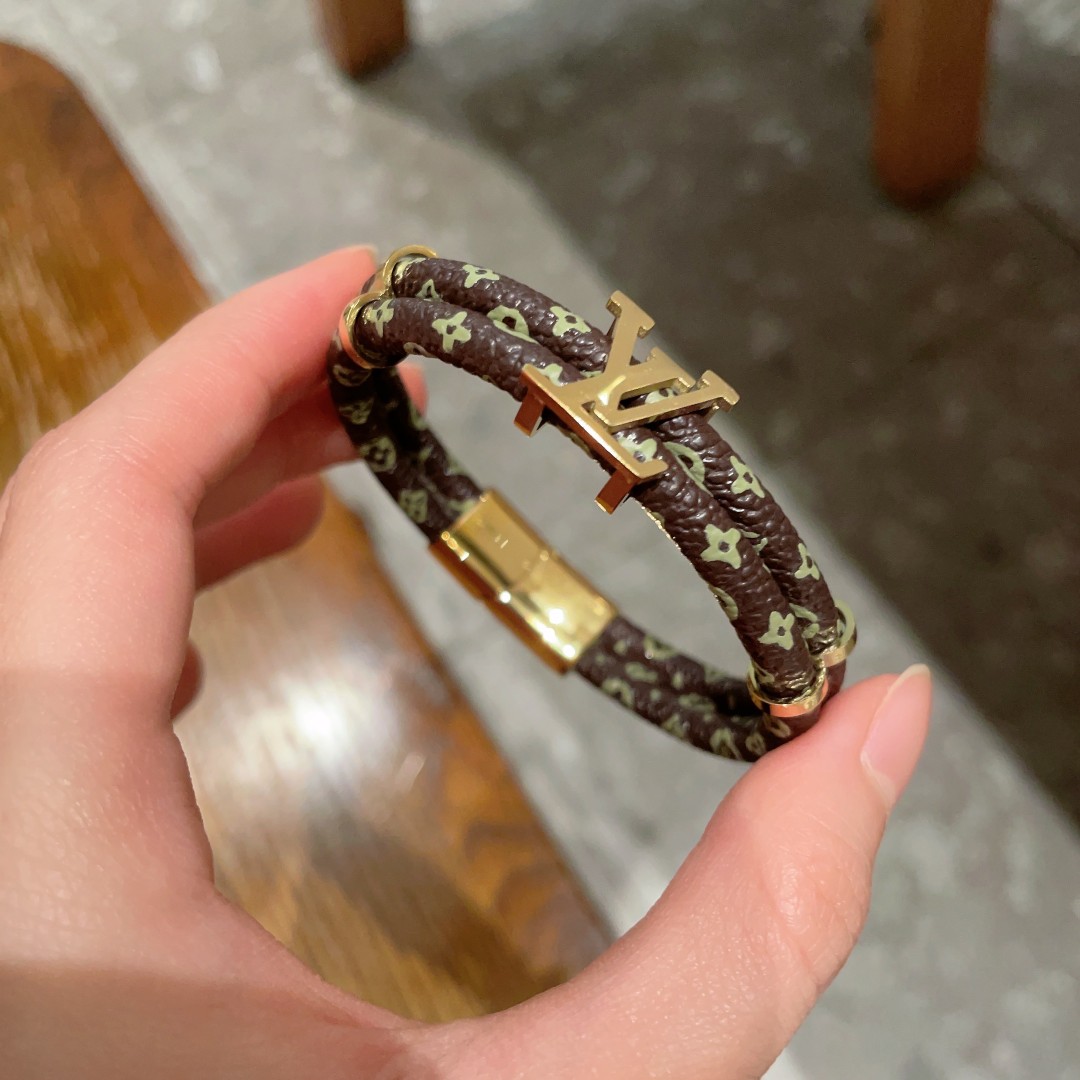 [TOP] Louis Vuitton LV Bracelet - Brown