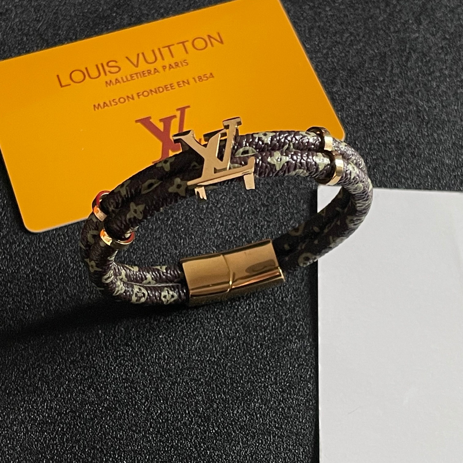 [TOP] Louis Vuitton LV Bracelet - Brown