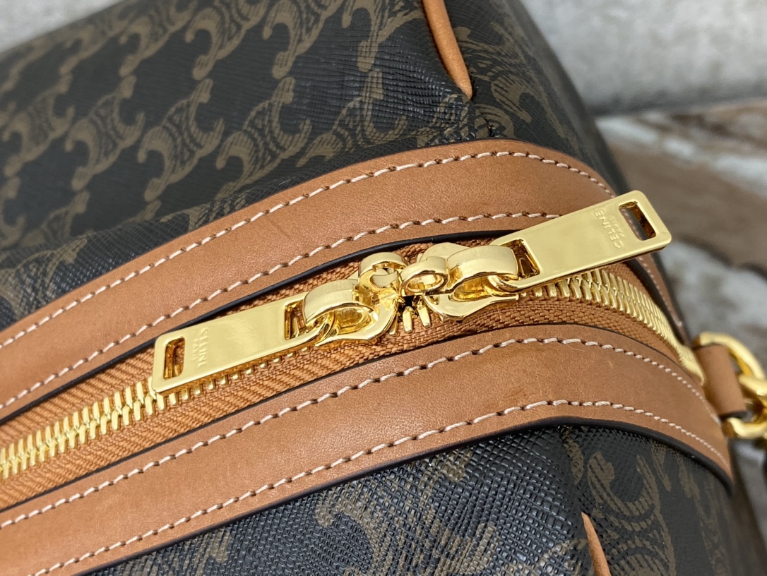 [TOP] CELINE Travel Bag 2 Sizes - Brown