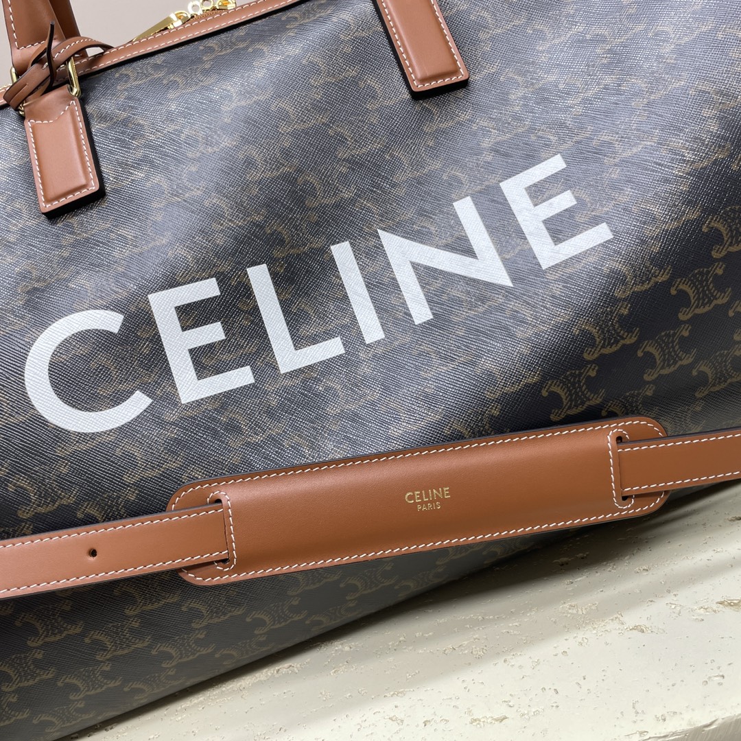 [TOP] CELINE Travel Bag 2 Sizes - Brown