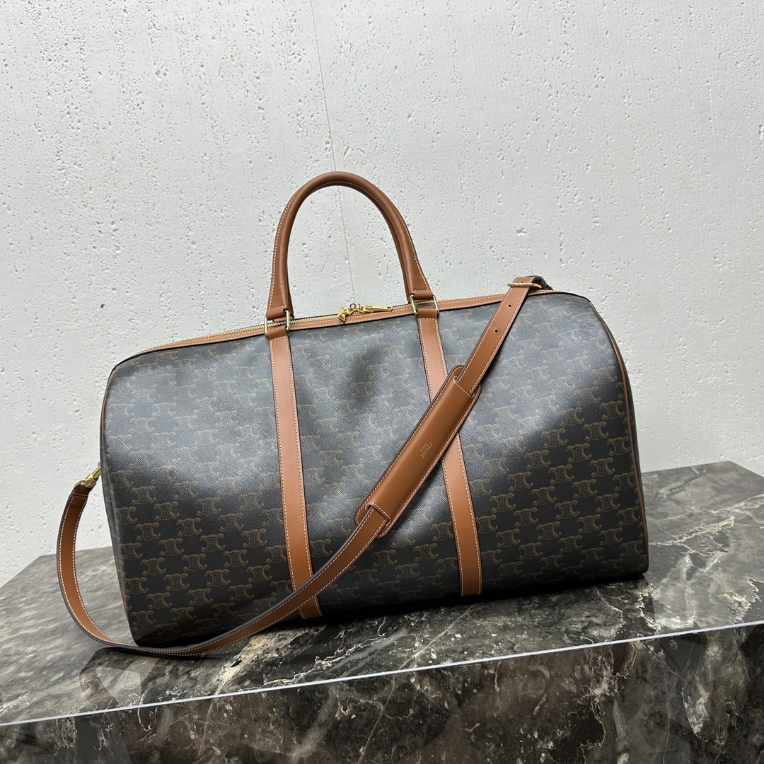 [TOP] CELINE Travel Bag 2 Sizes - Brown