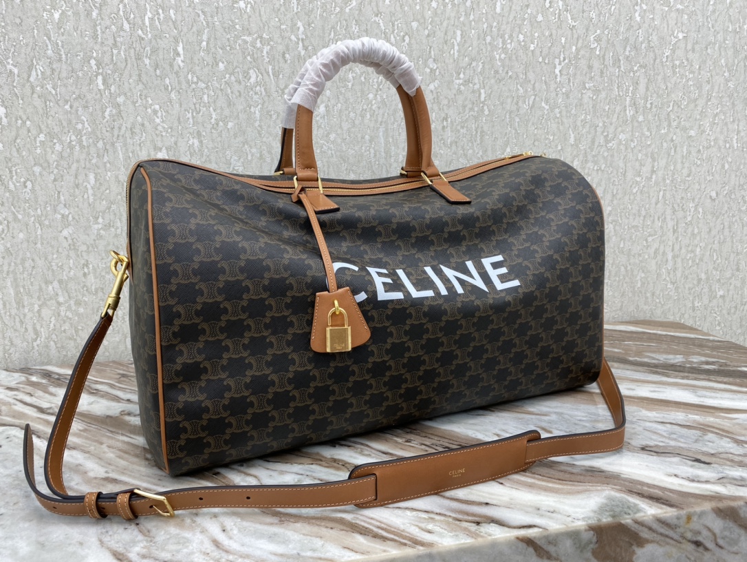 [TOP] CELINE Travel Bag 2 Sizes - Brown