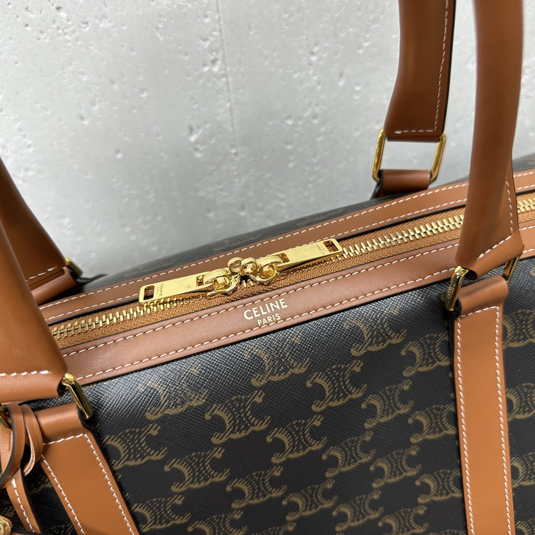 [TOP] CELINE Travel Bag 2 Sizes - Brown