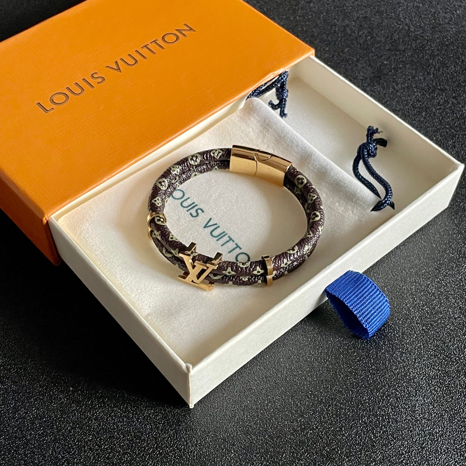 [TOP] Louis Vuitton LV Bracelet - Brown