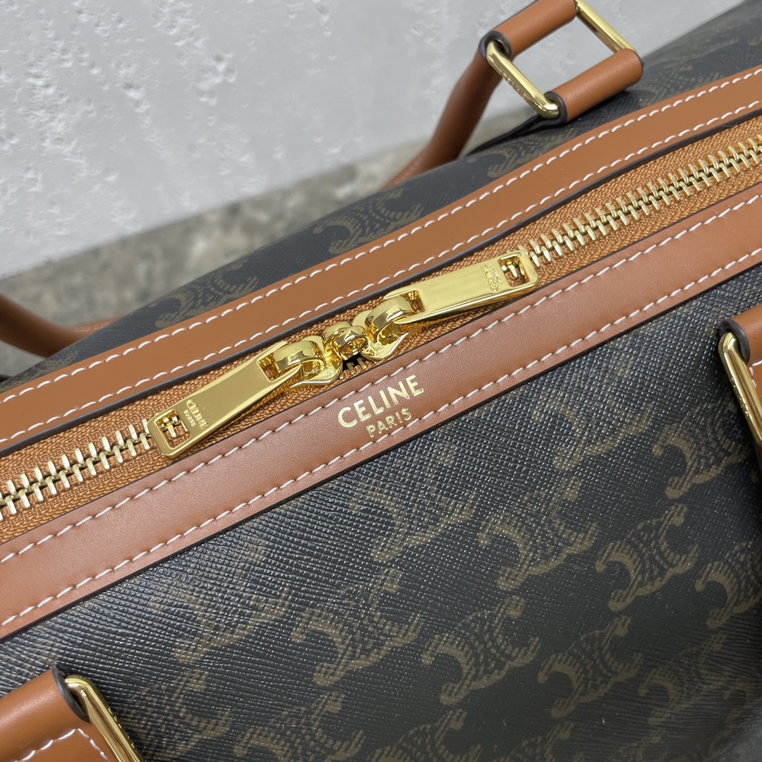 [TOP] CELINE Travel Bag 2 Sizes - Brown