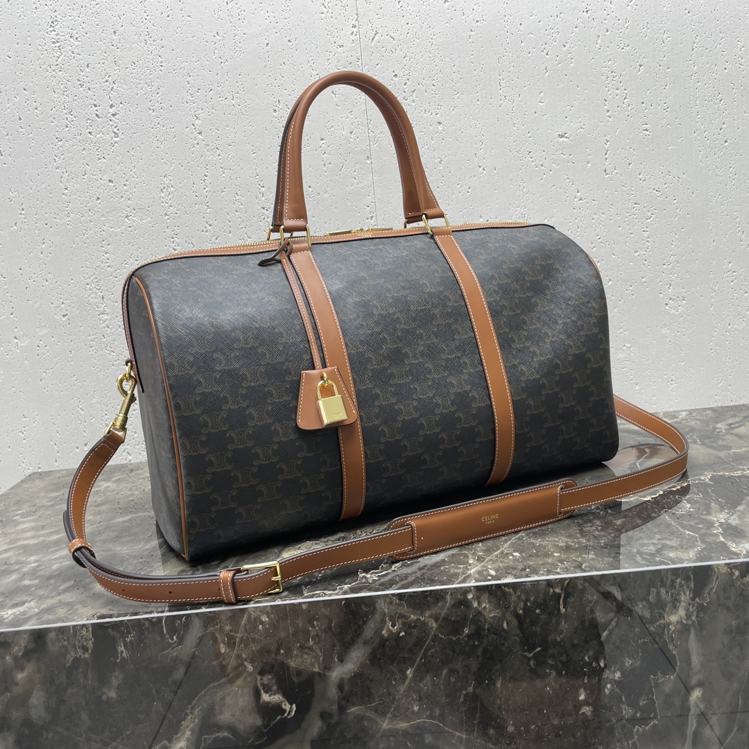 [TOP] CELINE Travel Bag 2 Sizes - Brown