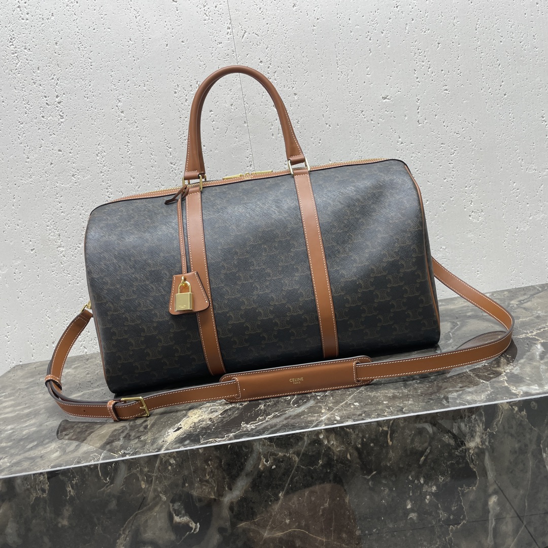 [TOP] CELINE Travel Bag 2 Sizes - Brown