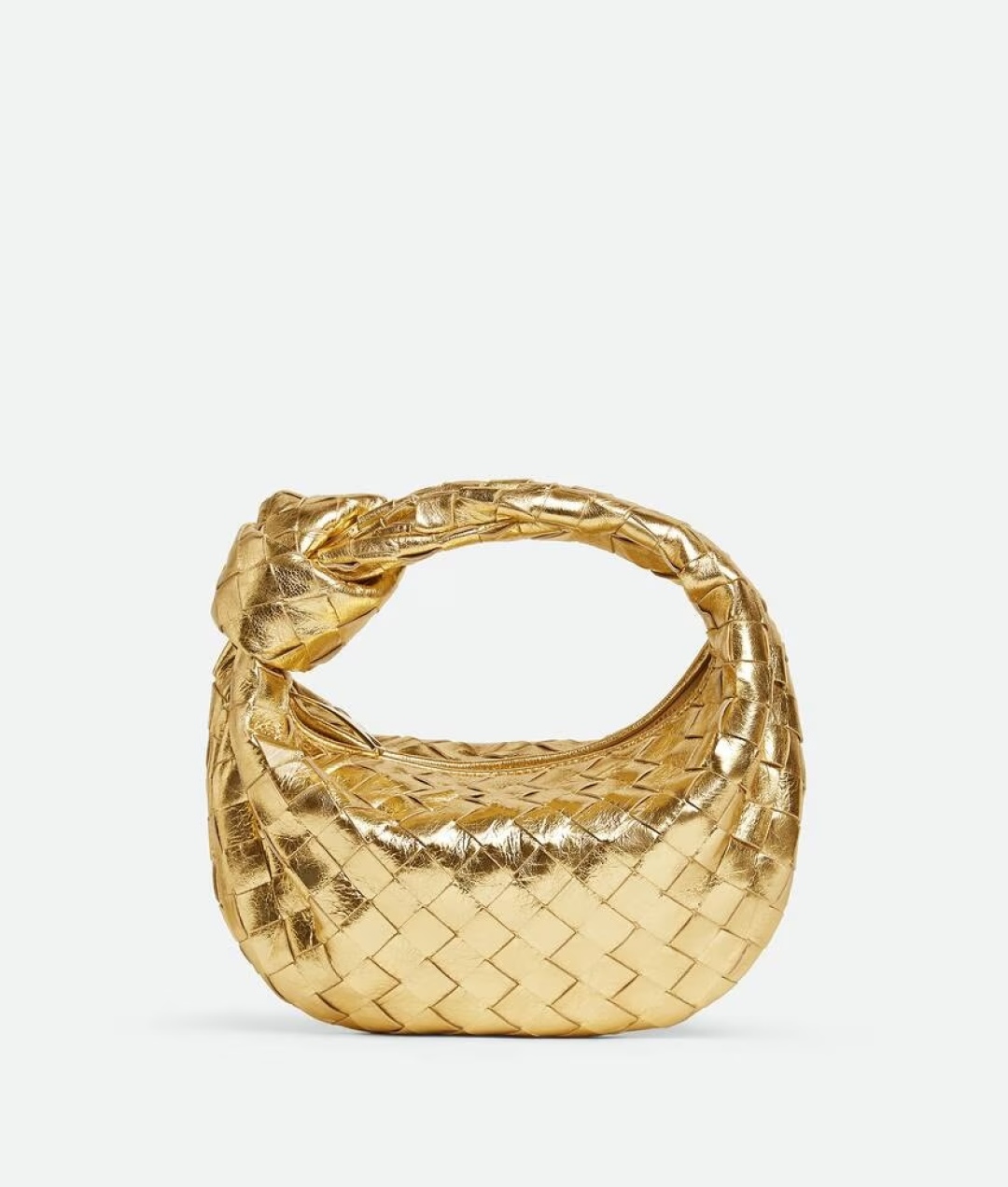 [TOP] Bottega Veneta BV Jodie Bag 26x13x8.5cm /36×21×13cm- Gold/Silver
