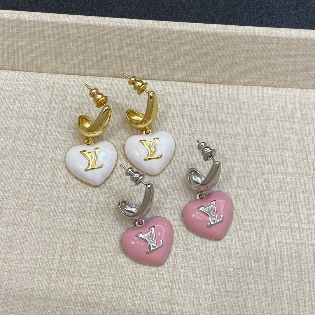 [TOP] Louis Vuitton LV Earrings - 4 Colors