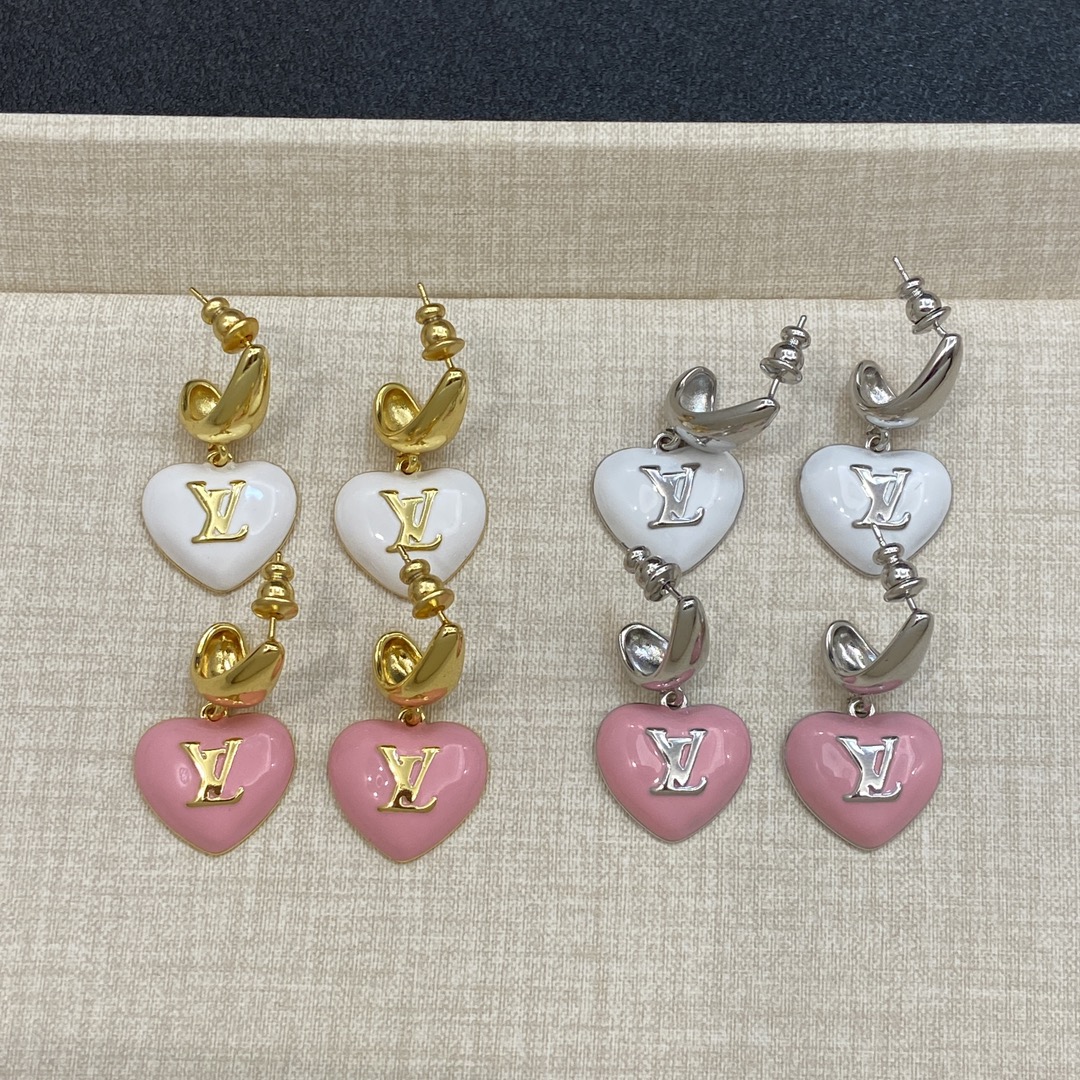 [TOP] Louis Vuitton LV Earrings - 4 Colors