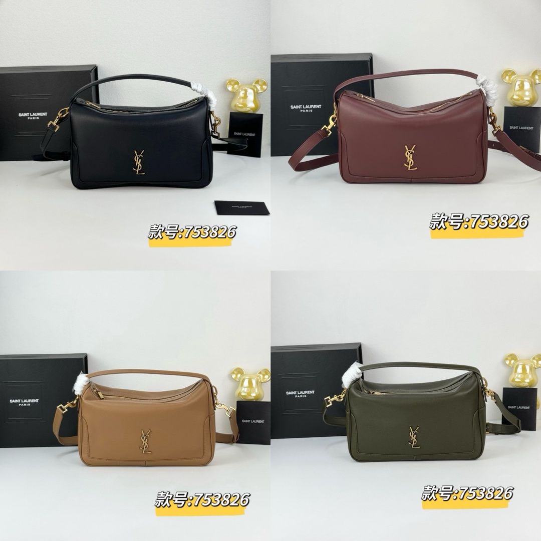 [TOP] Yves Saint Laurent YSL Camera Supple Bag 28x15x9cm - 4 Color
