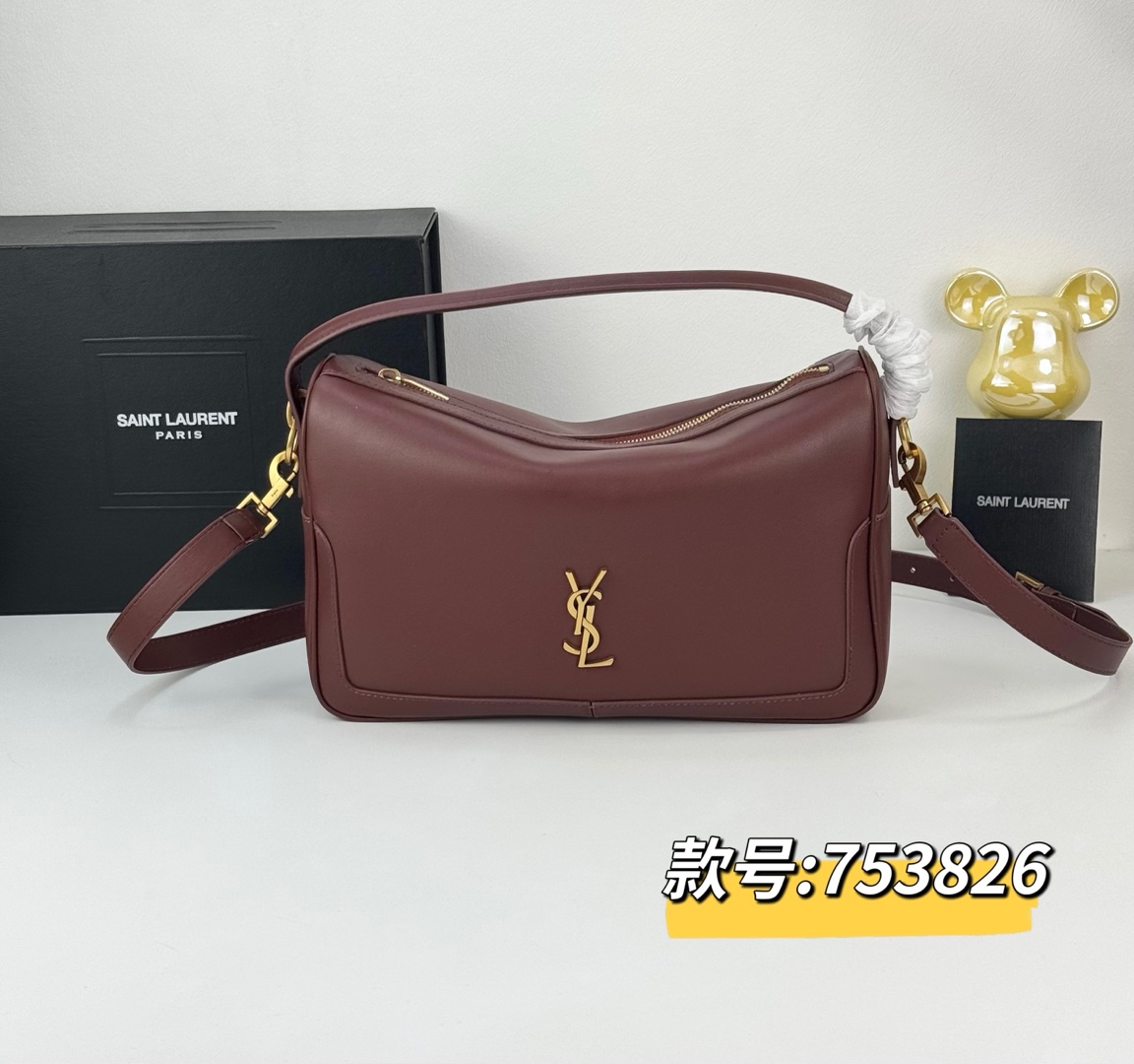 [TOP] Yves Saint Laurent YSL Camera Supple Bag 28x15x9cm - 4 Color