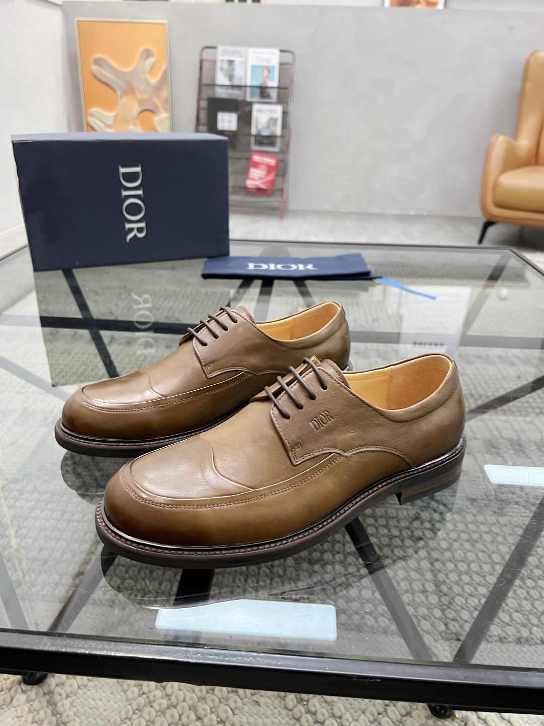 [TOP] Christian Dior Men's Casual Leather Shoes - 4 Color