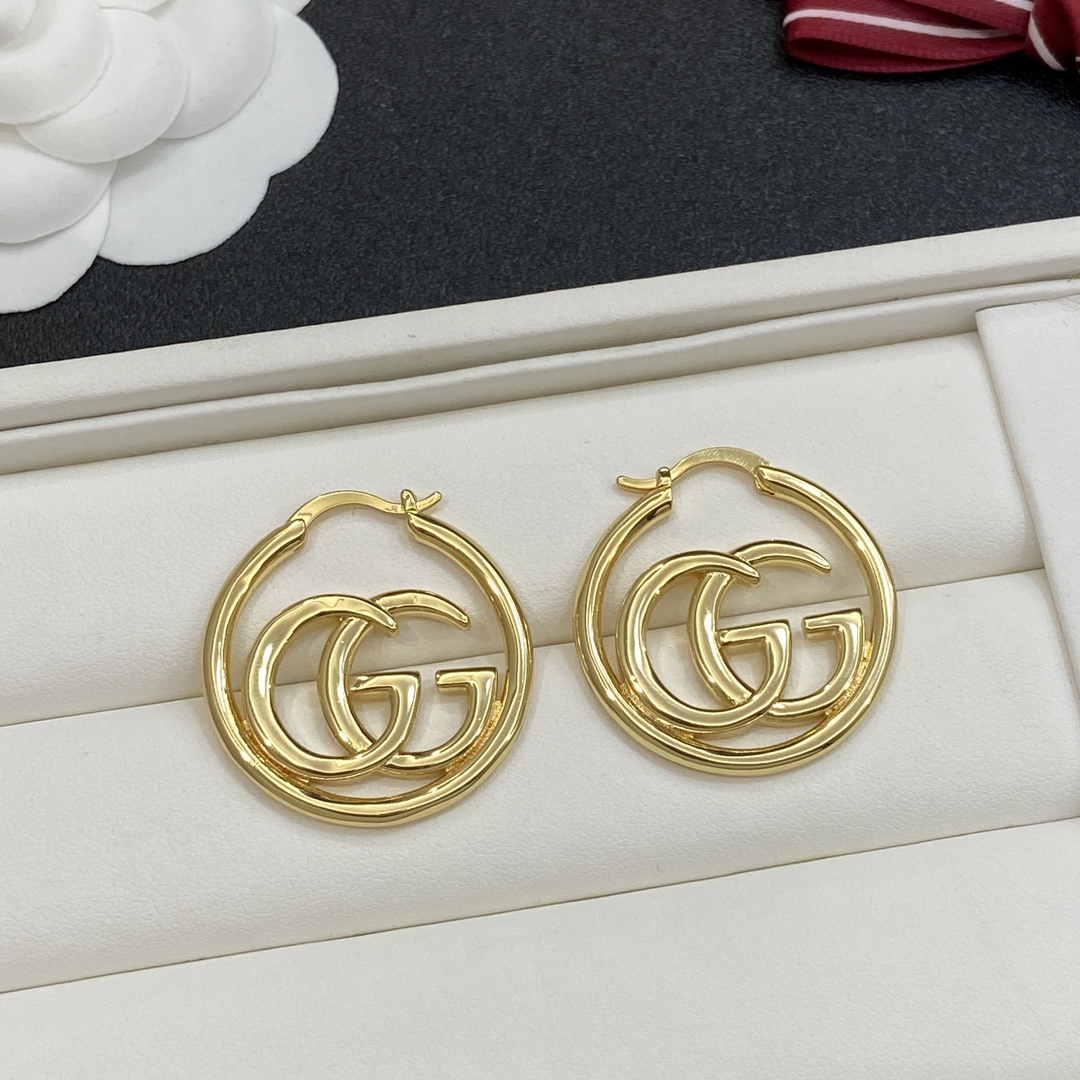 [TOP] GUCCI  Earrings - 2 Colors