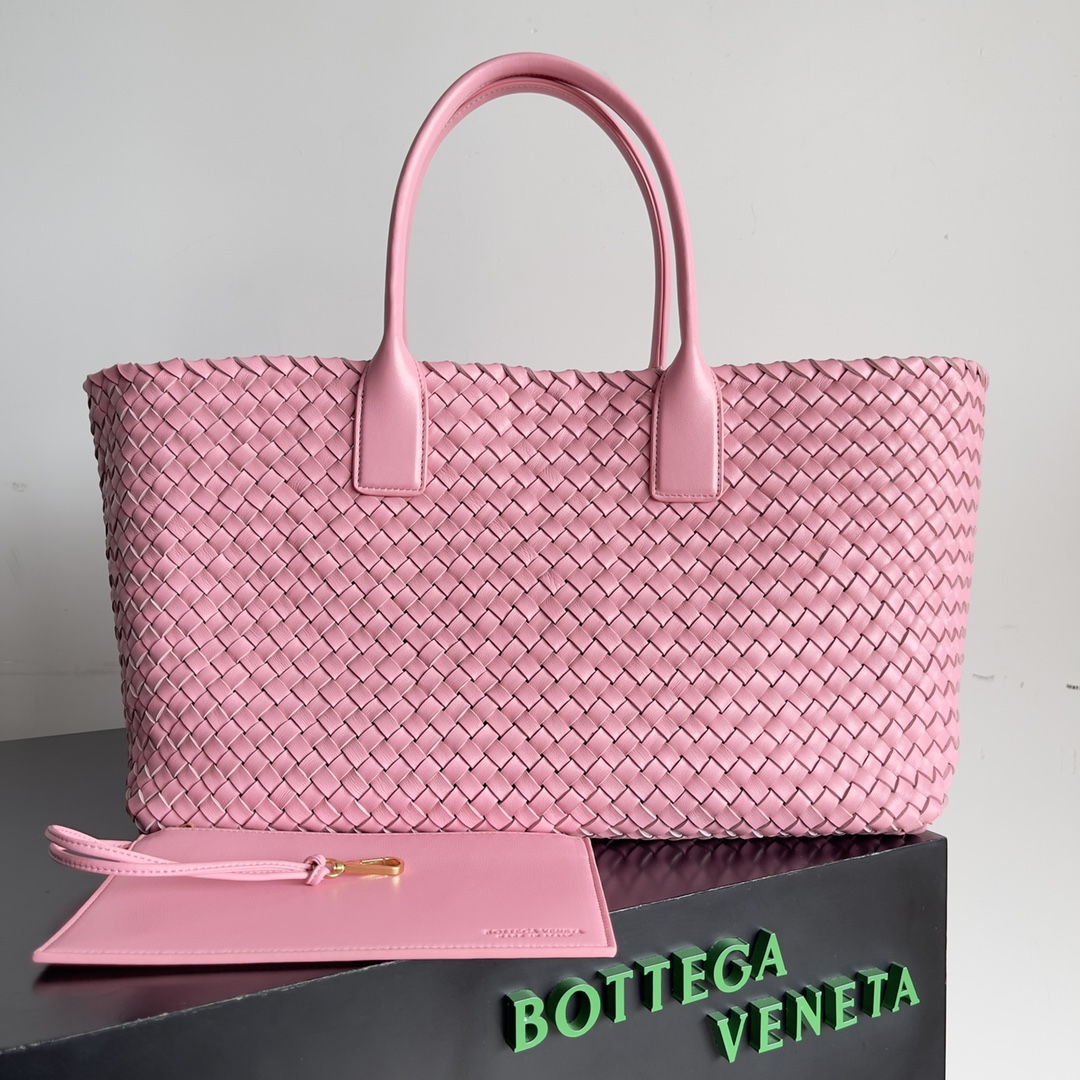 [TOP] Bottega Veneta BV Large Cabat Bags 51*18*28 cm - Pink
