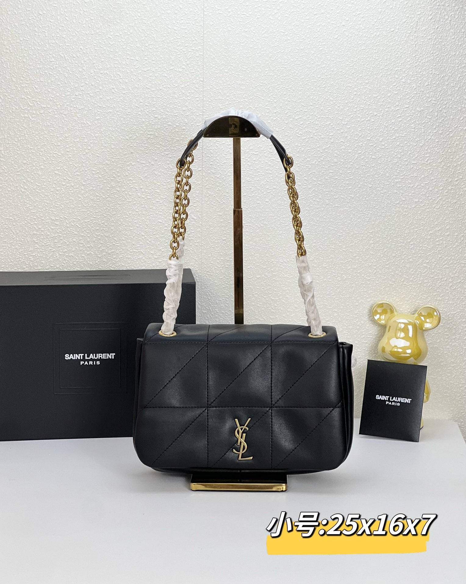 [TOP] Yves Saint Laurent YSL Jamie Bag 25x16x7cm - Black