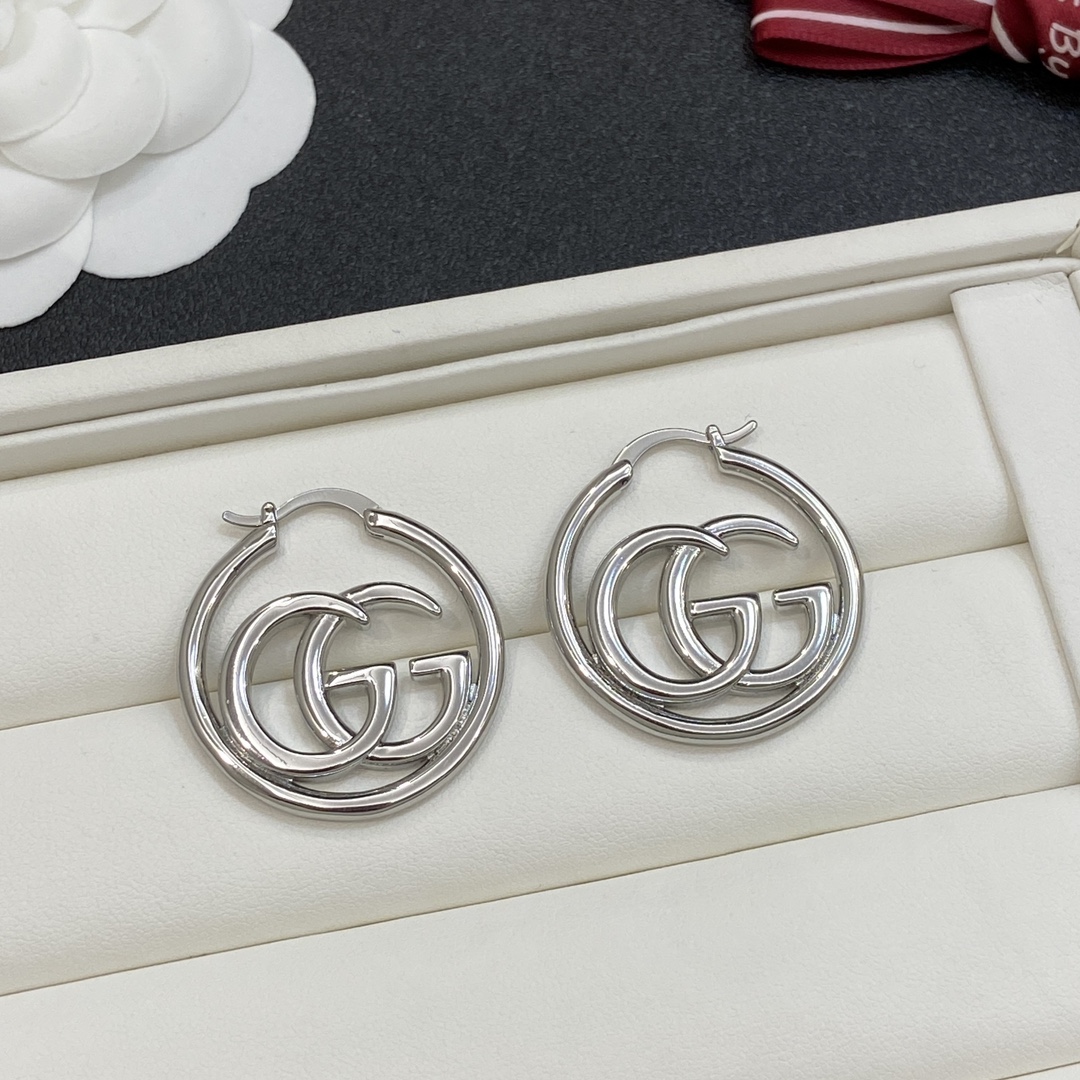 [TOP] GUCCI  Earrings - 2 Colors