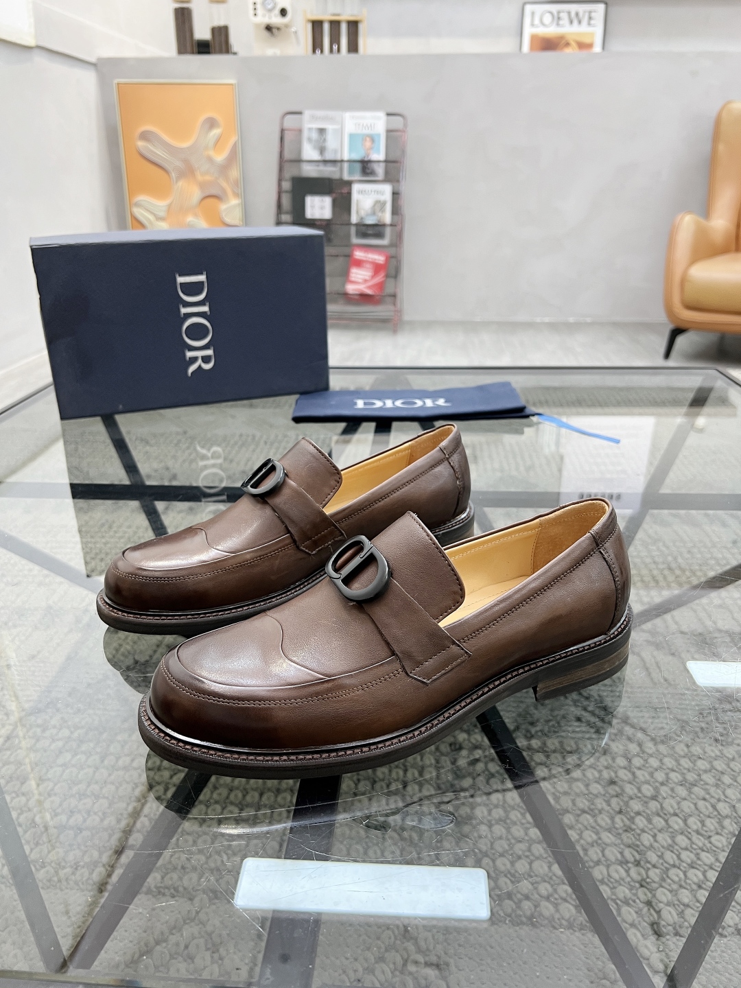 [TOP] Christian Dior Men's Casual Leather Shoes - 3 Color