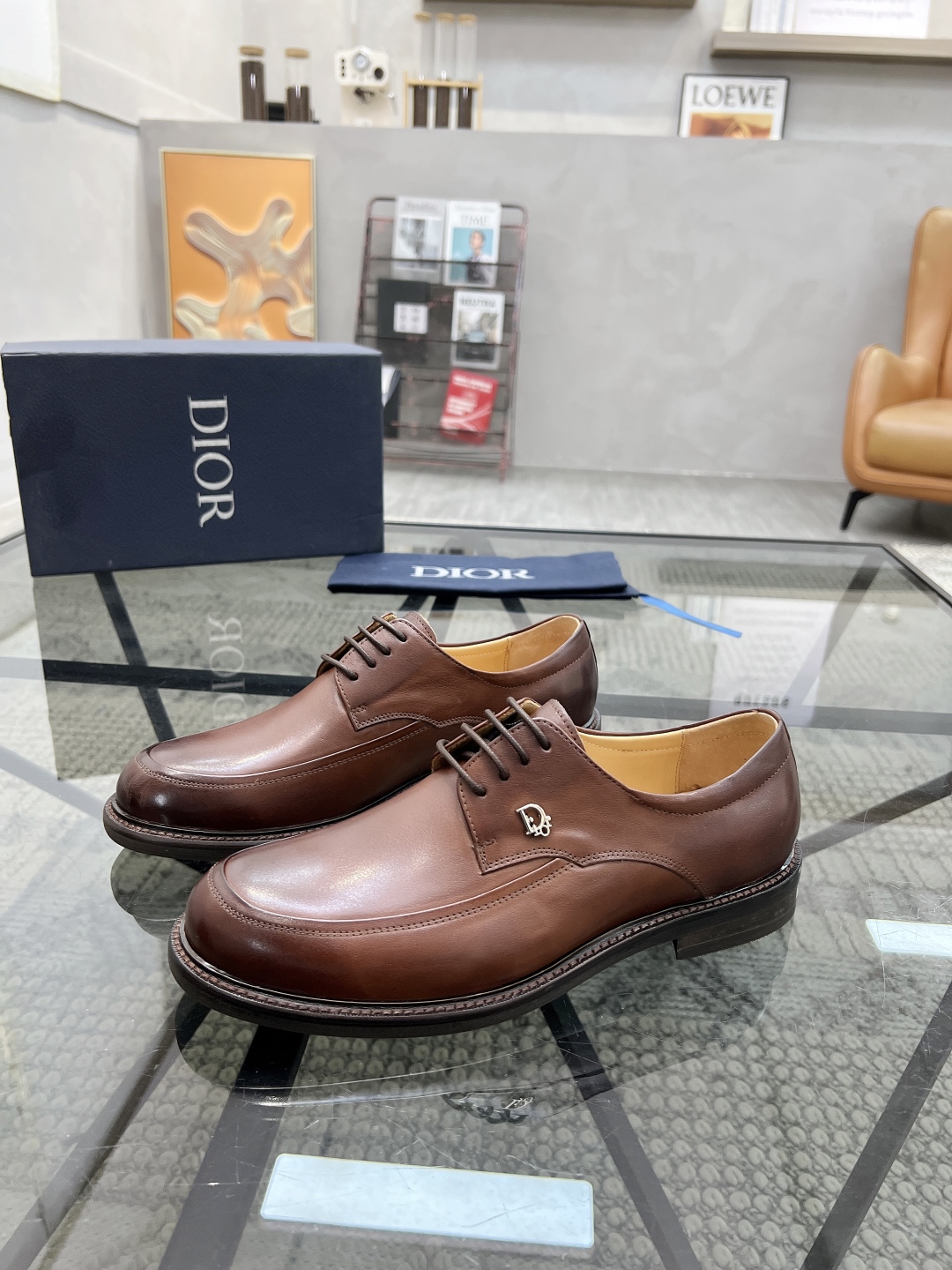 [TOP] Christian Dior Men's Casual Leather Shoes - 4 Color