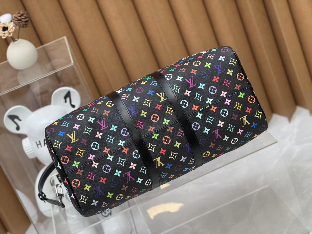 [TOP] Louis Vuitton LV Keepall Bandoulière 50 Handbag 50 x 29 x 23cm - Black