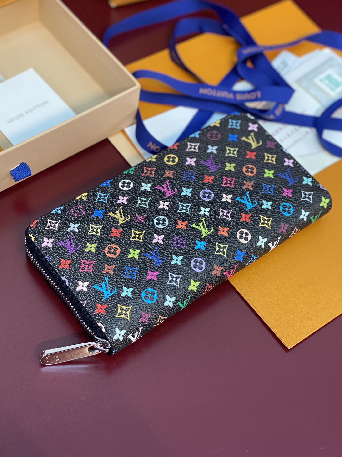 [TOP] Louis Vuitton LV Zip Wallet 19*10cm - Monogram