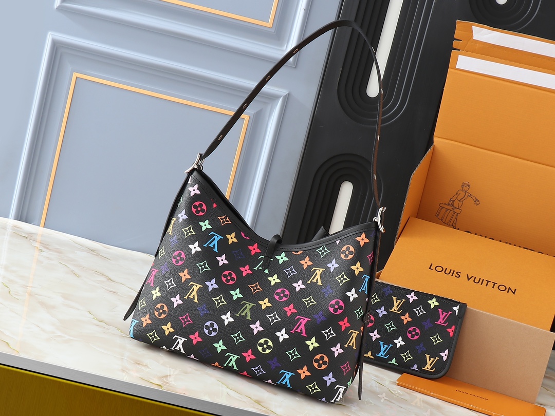 [TOP] Louis Vuitton LV Carryall Bag 29x24x12cm - Black