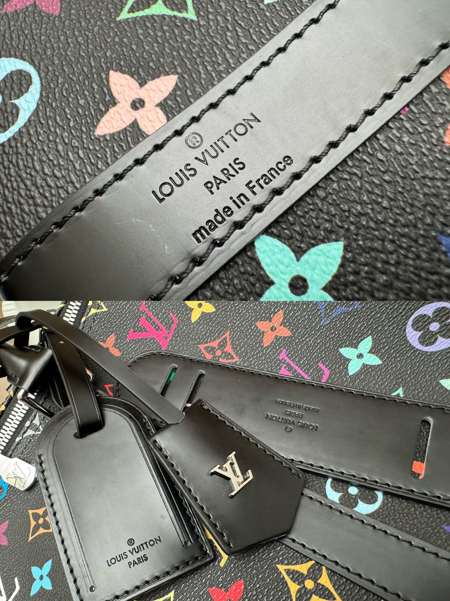 [TOP] Louis Vuitton LV Keepall Bandoulière 50 Handbag 50 x 29 x 23cm - Black