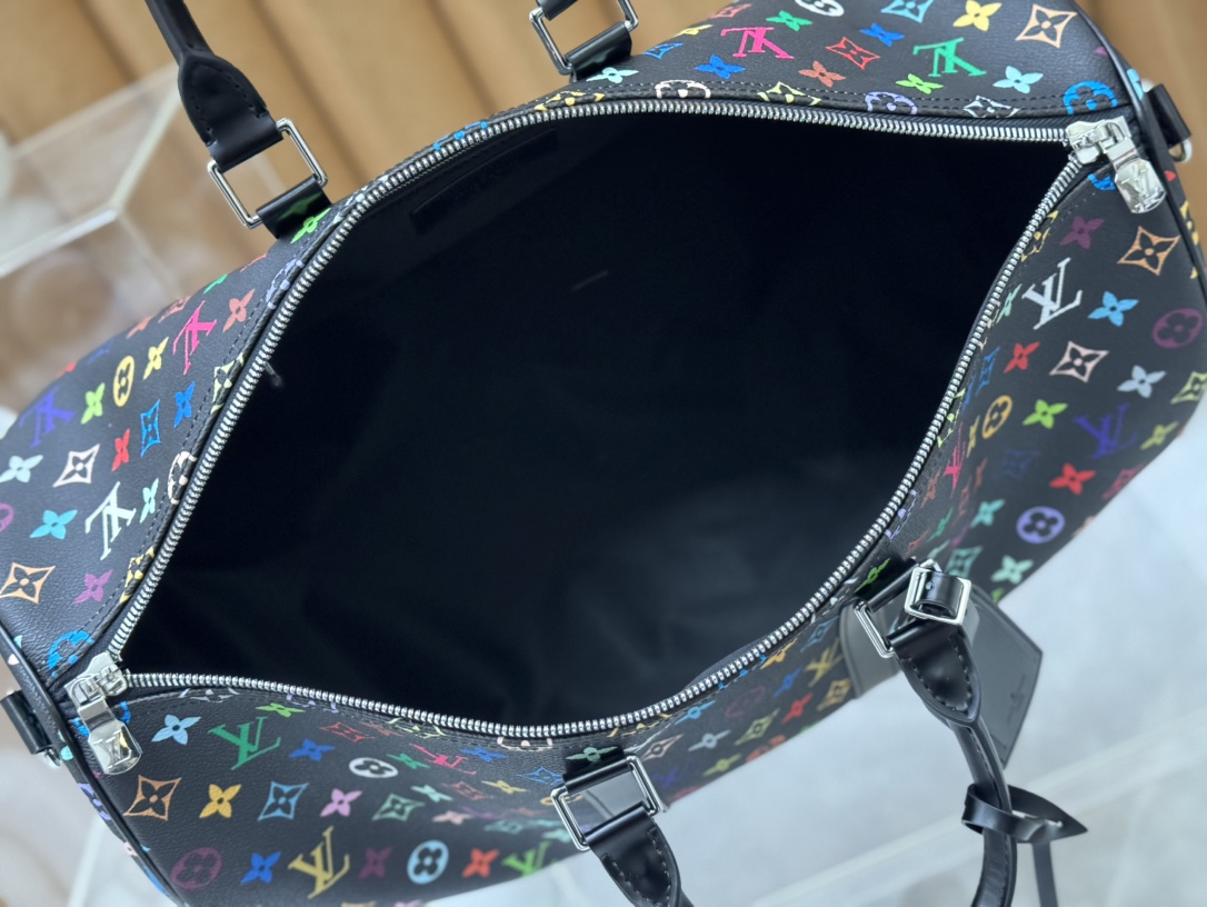 [TOP] Louis Vuitton LV Keepall Bandoulière 50 Handbag 50 x 29 x 23cm - Black