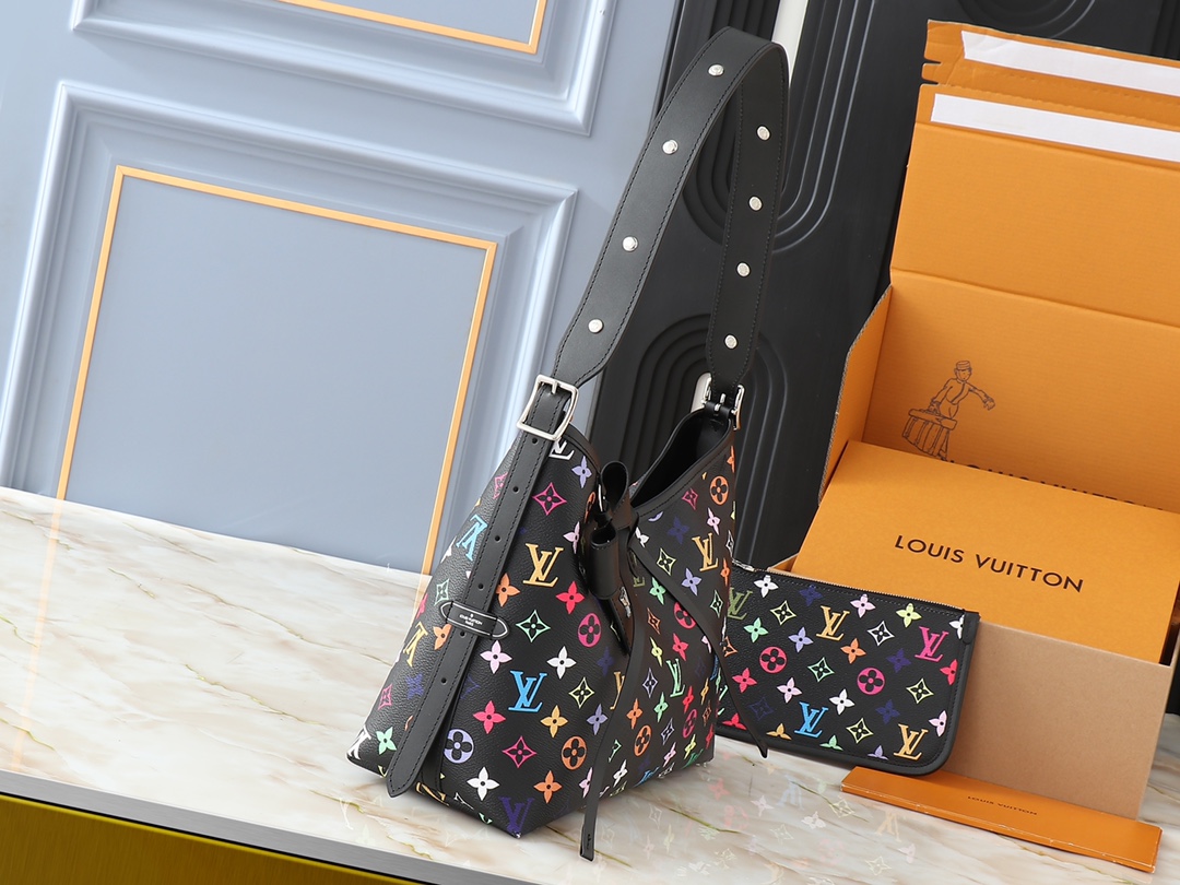 [TOP] Louis Vuitton LV Carryall Bag 29x24x12cm - Black