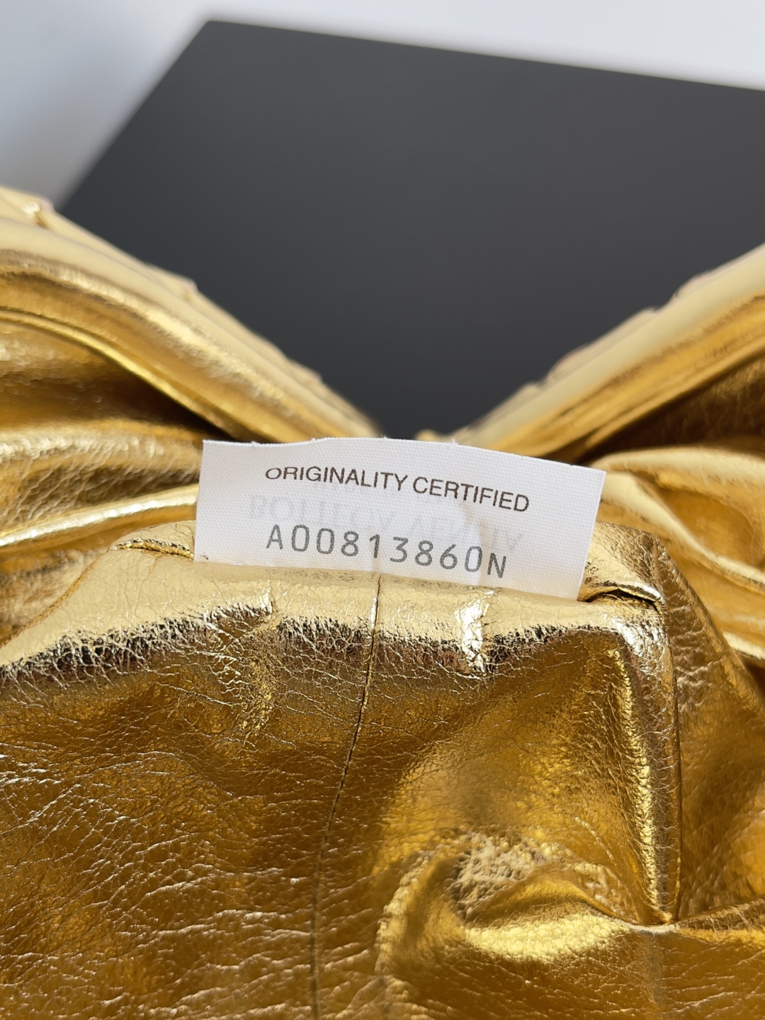 [TOP] Bottega Veneta BV Lauren 1980 Clutch Bag 27x15x8cm/31.5x16.5x11cm - Gold/Silver