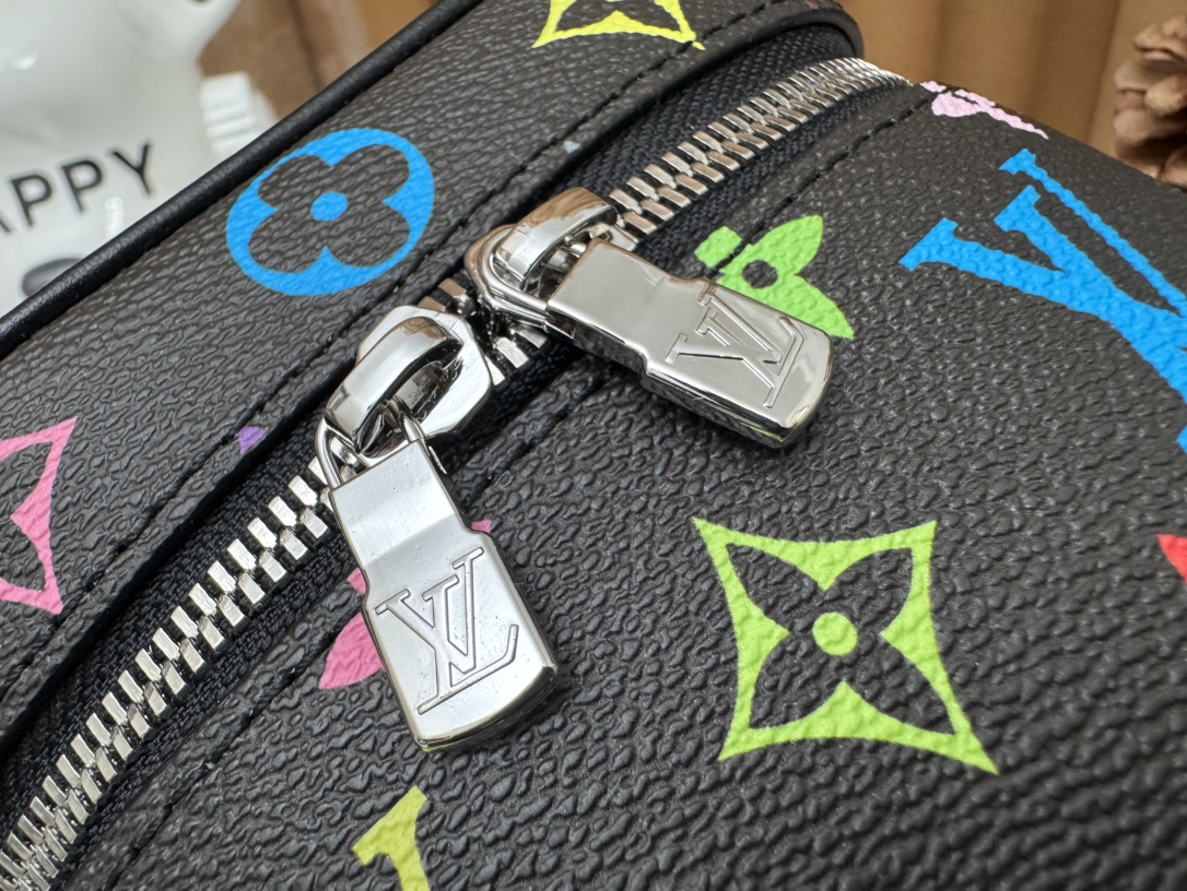 [TOP] Louis Vuitton LV Nice Nano Bag 14x10.2x8.5cm - Black