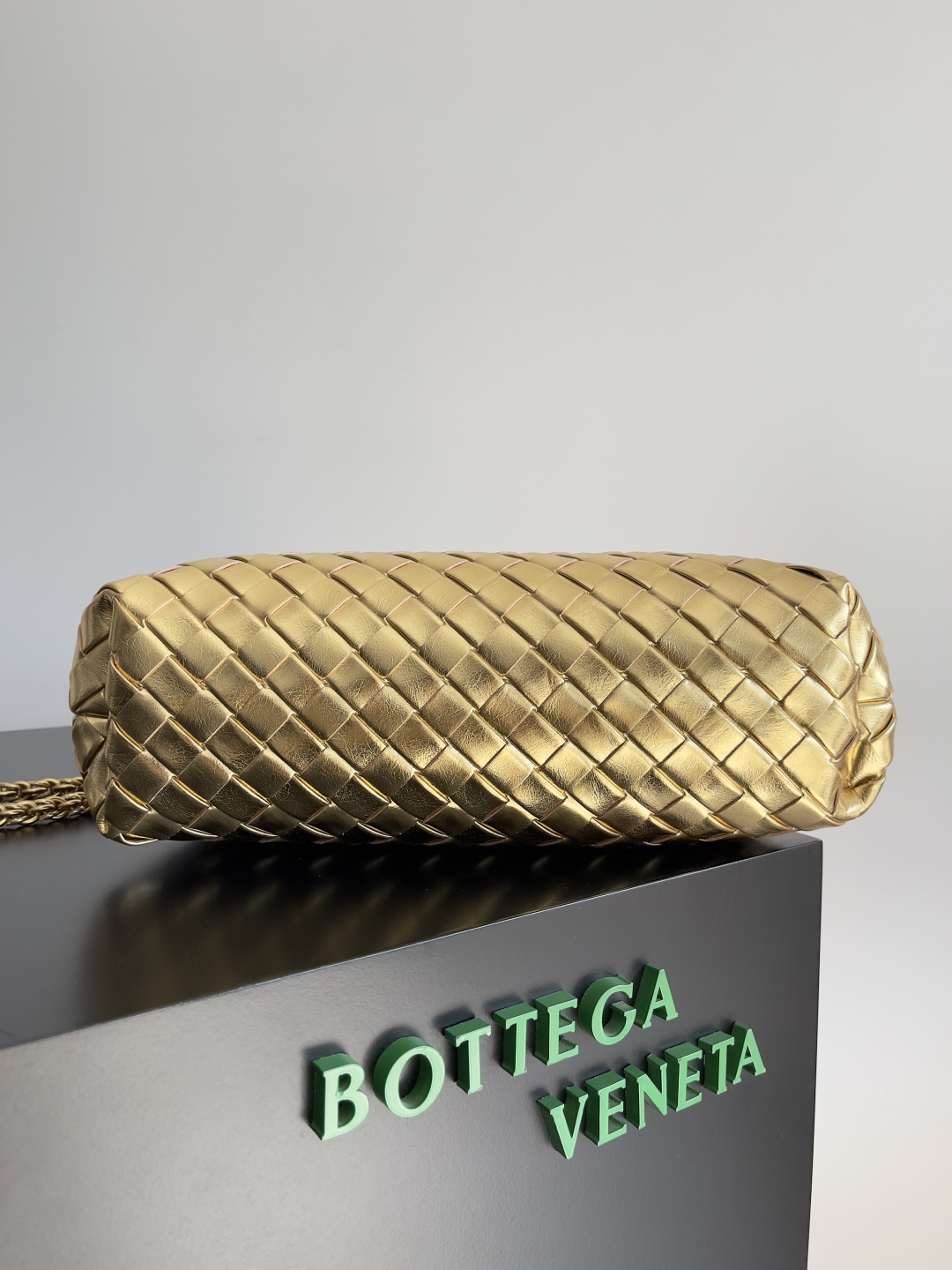 [TOP] Bottega Veneta BV Lauren 1980 Clutch Bag 27x15x8cm/31.5x16.5x11cm - Gold/Silver