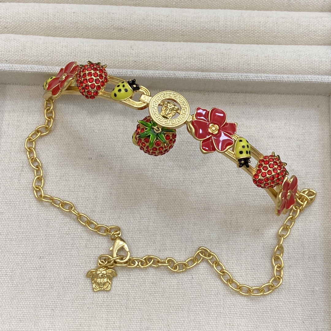 [TOP] VERSACE Necklace-Gold