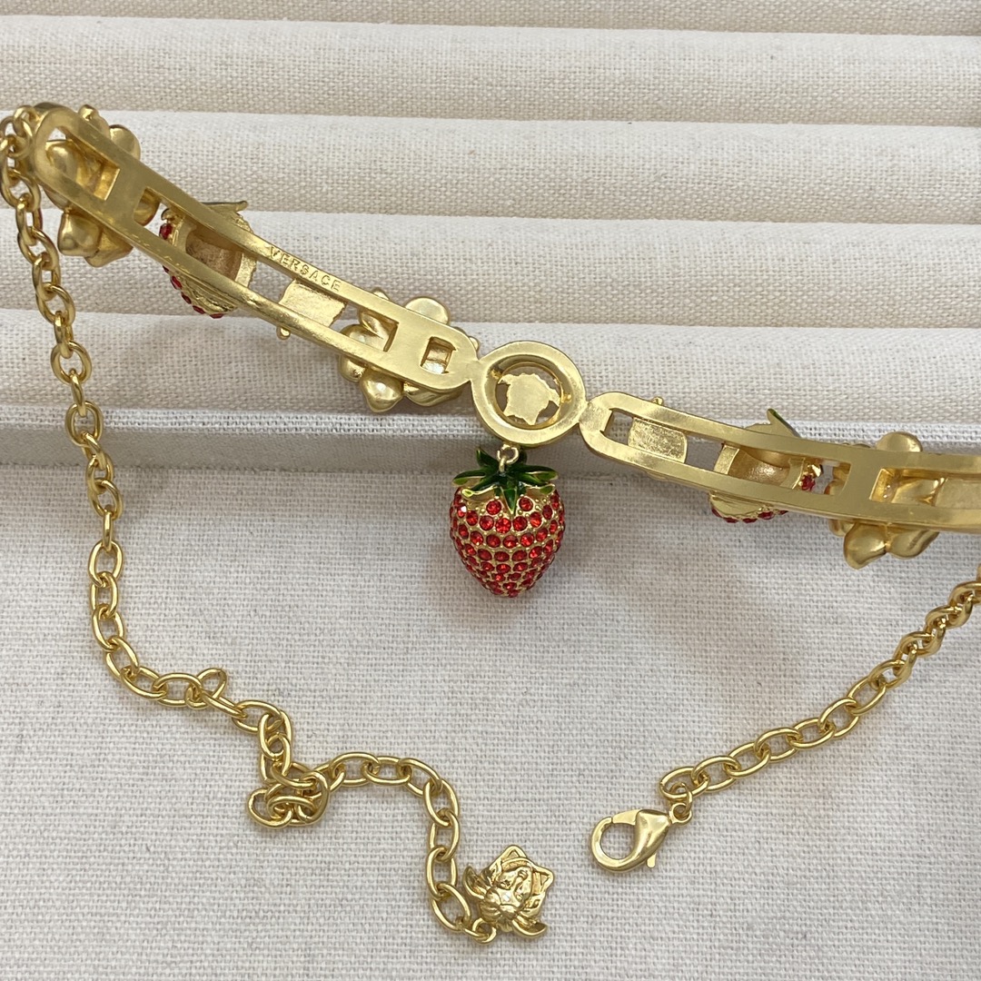 [TOP] VERSACE Necklace-Gold