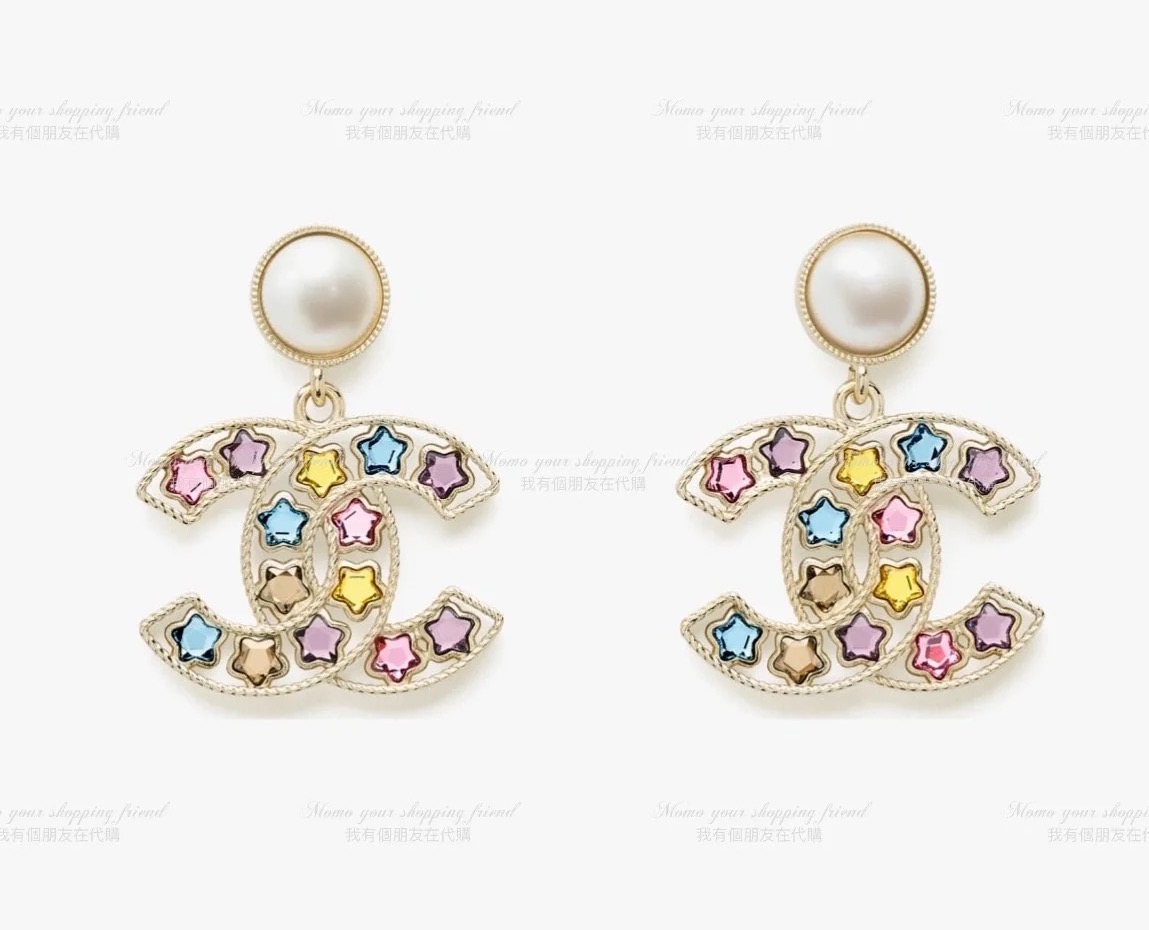 [TOP] CHANEL Earrings- Gold