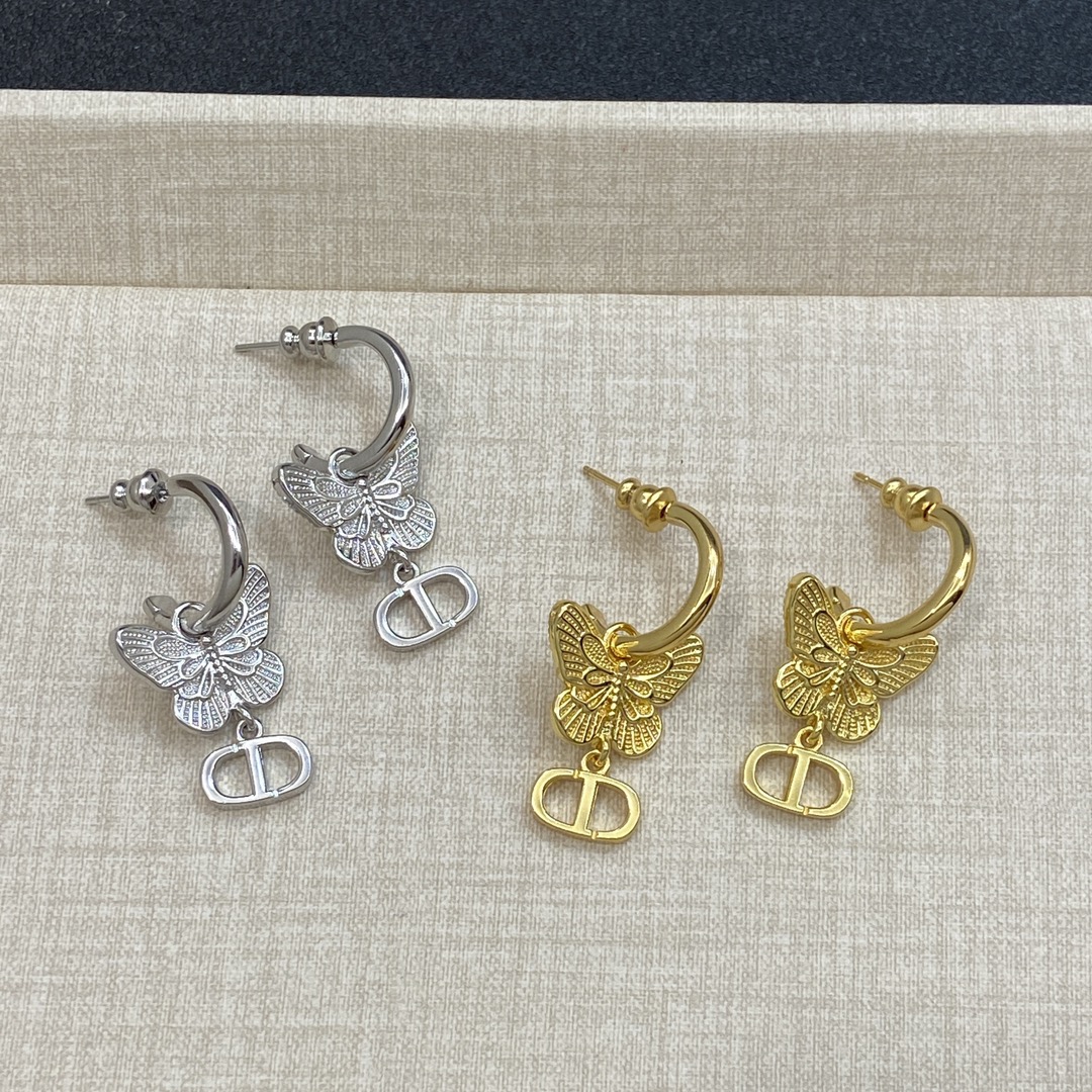 [TOP] Christian Dior Earrings -2 Colors