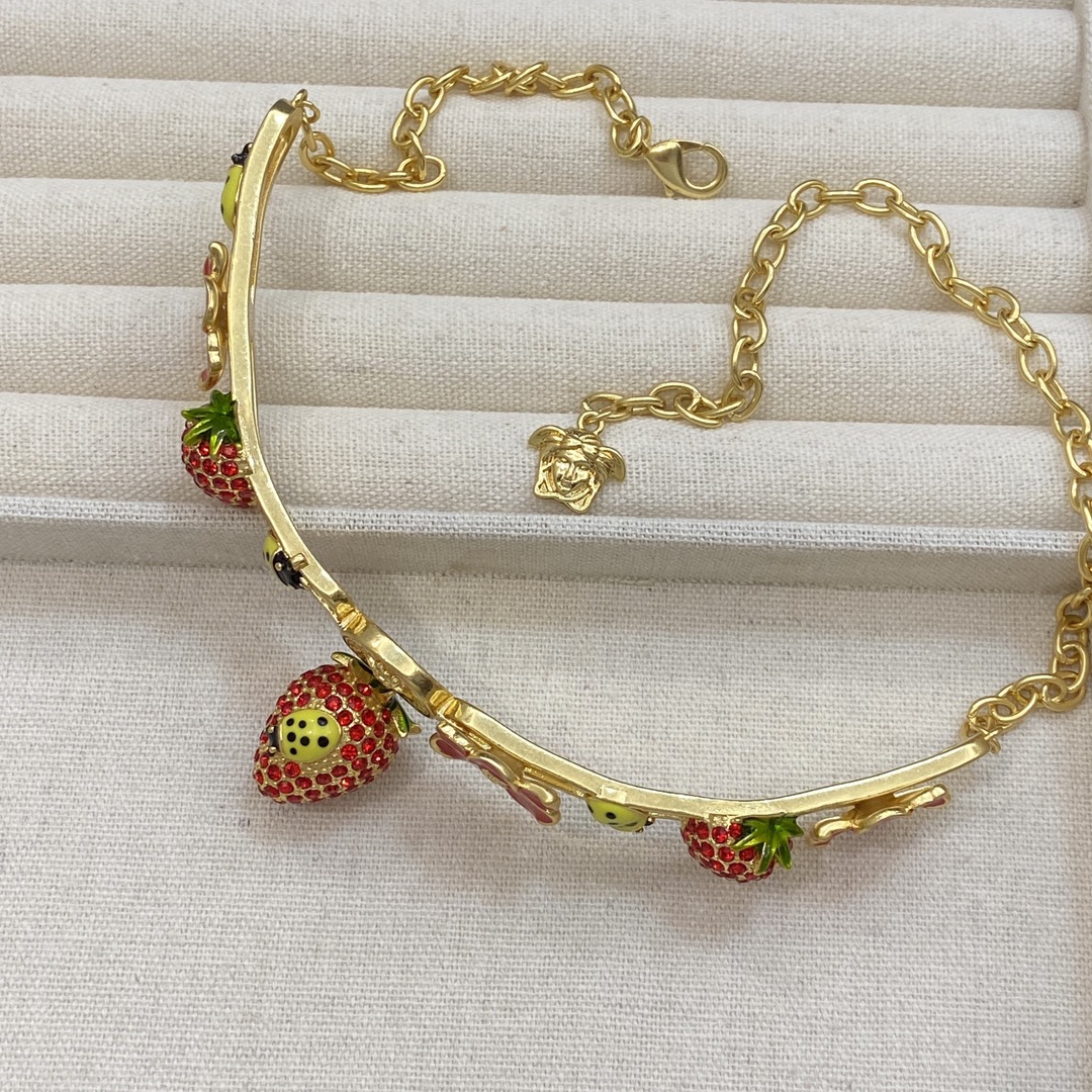 [TOP] VERSACE Necklace-Gold