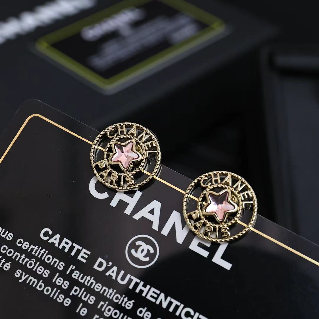 [TOP] CHANEL Earrings- Gold