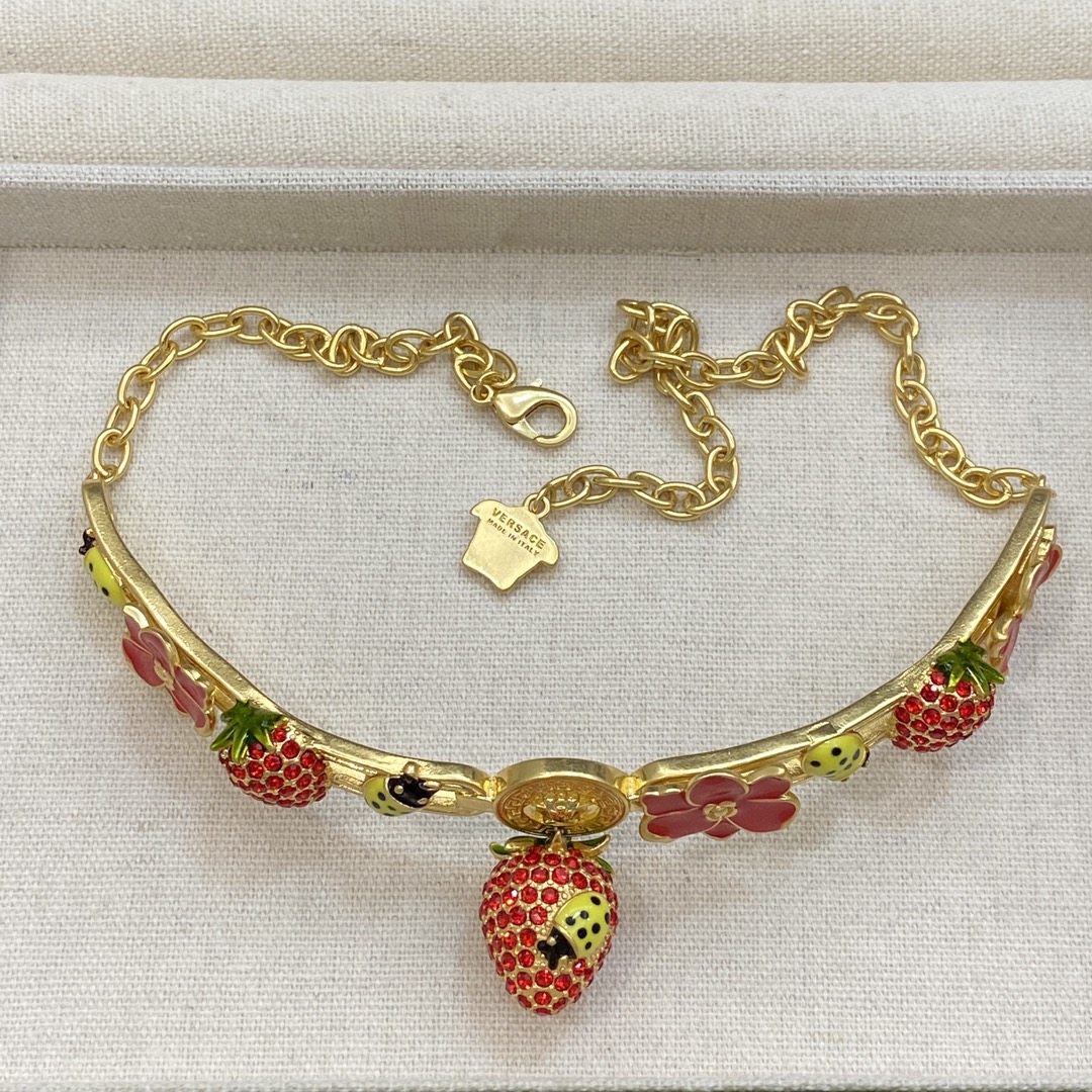 [TOP] VERSACE Necklace-Gold