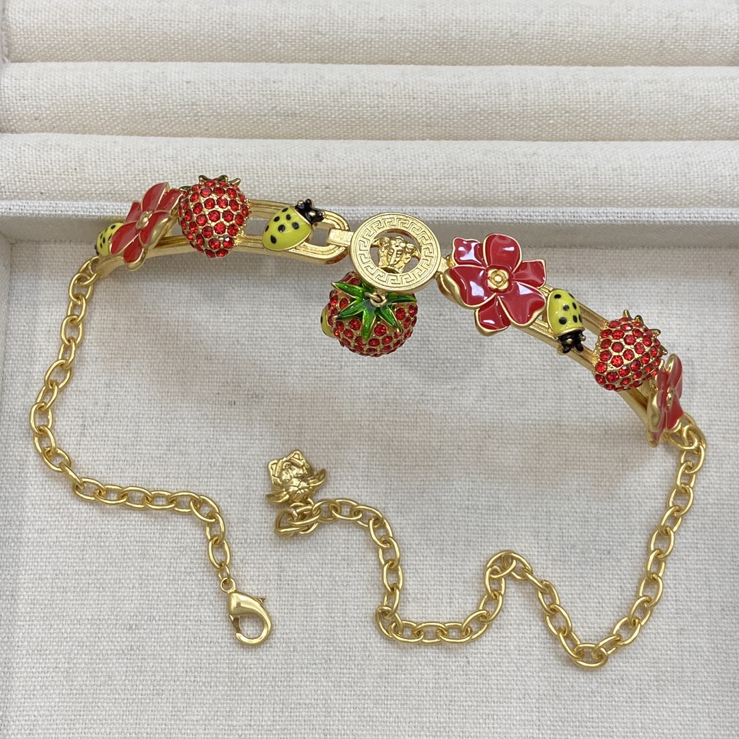 [TOP] VERSACE Necklace-Gold