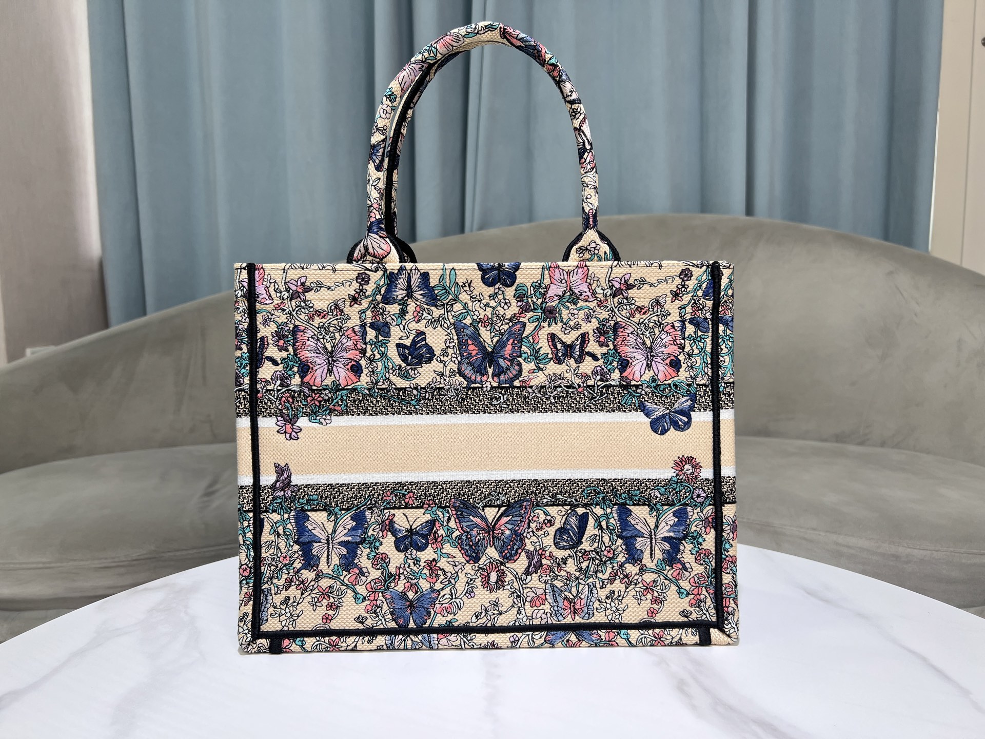 [TOP] Christian Dior  Book Tote Bag - 2 Sizes - Pink and Beige