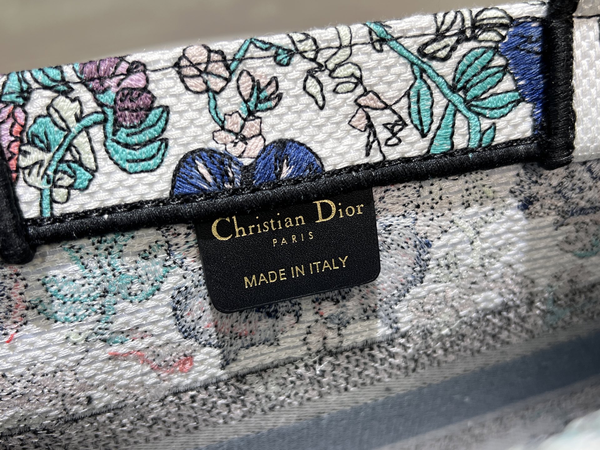 [TOP] Christian Dior  Book Tote Bag - 3 Sizes - White and Blue