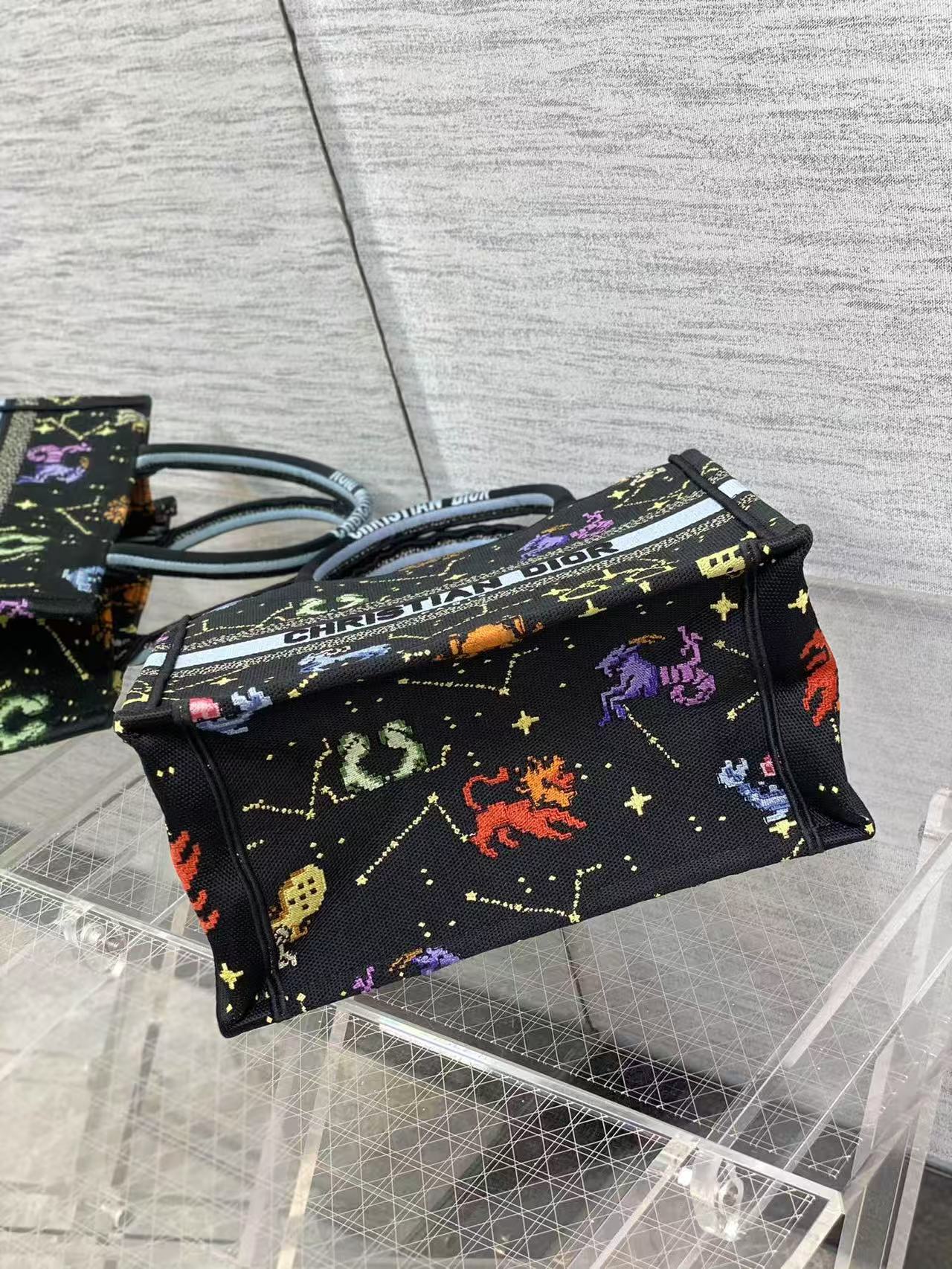 [TOP] Christian Dior  Book Tote Bag - 3 Sizes - Black