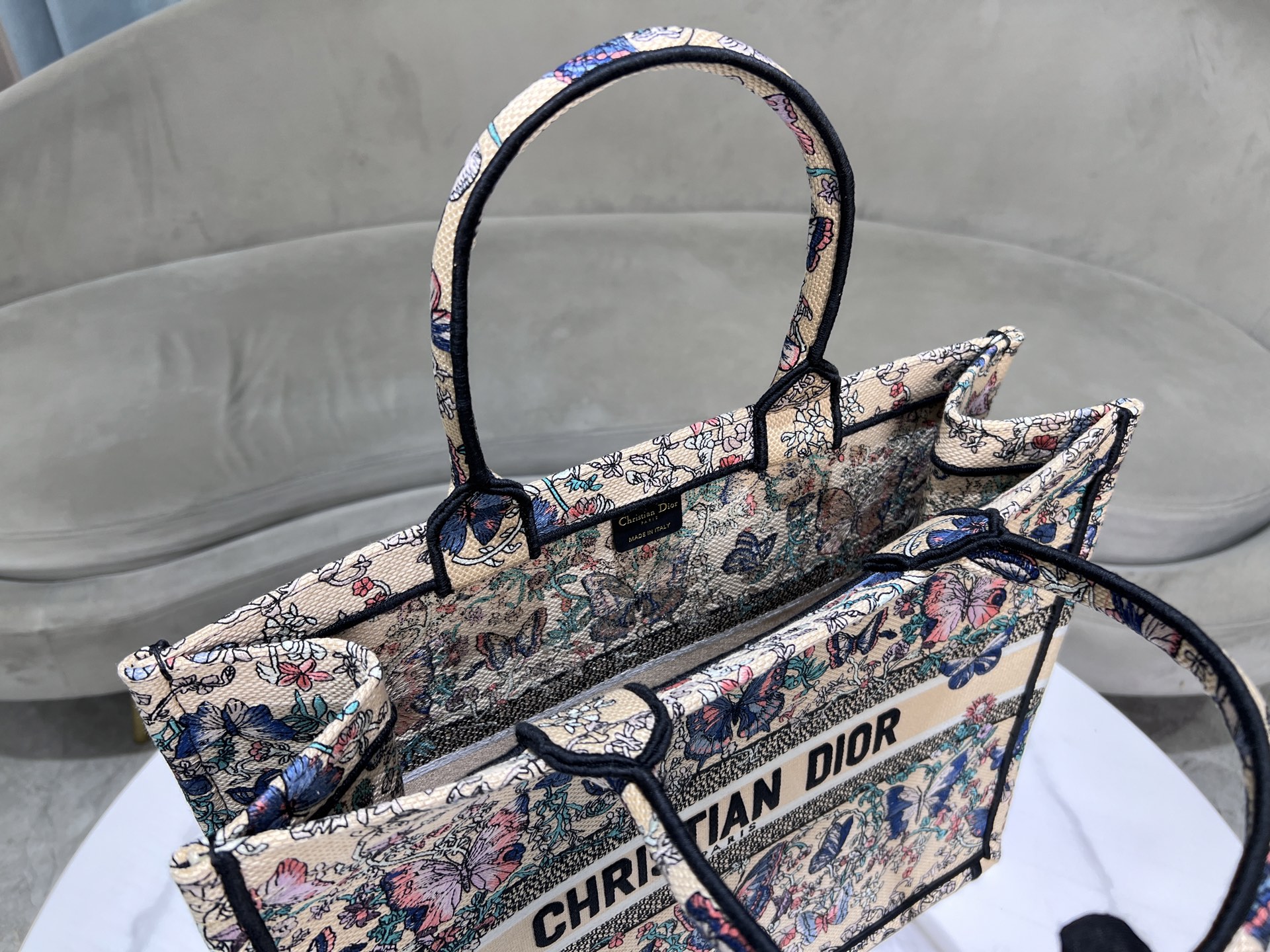 [TOP] Christian Dior  Book Tote Bag - 2 Sizes - Pink and Beige