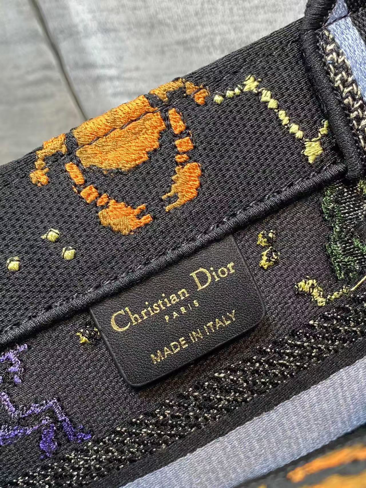 [TOP] Christian Dior  Book Tote Bag - 3 Sizes - Black