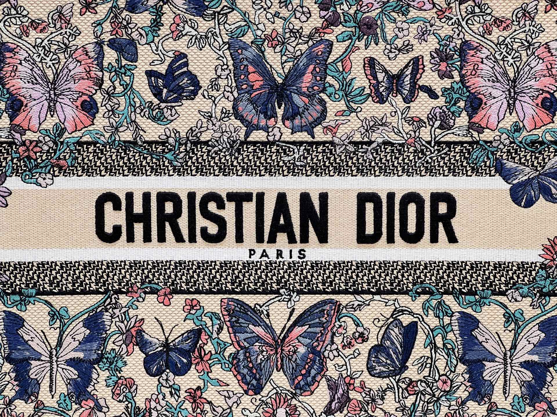 [TOP] Christian Dior  Book Tote Bag - 2 Sizes - Pink and Beige