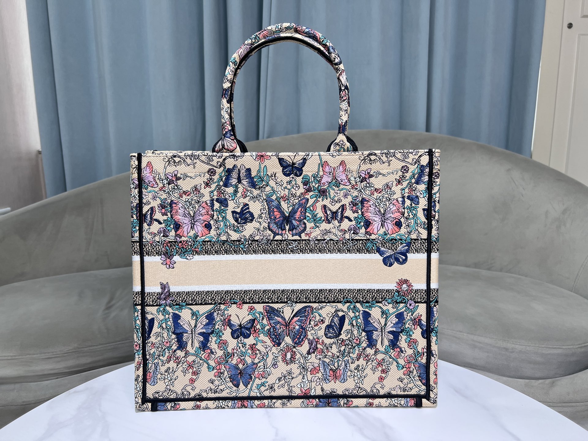 [TOP] Christian Dior  Book Tote Bag - 2 Sizes - Pink and Beige