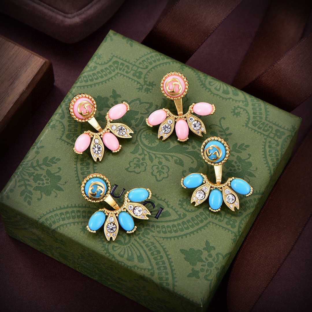 [TOP] GUCCI  Earrings - 2 Colors