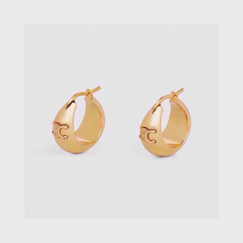 [TOP] CELINE Earrings- Gold